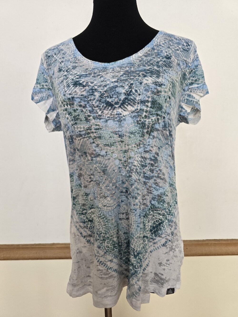 PrAna Vintage Burnout T Shirt Large